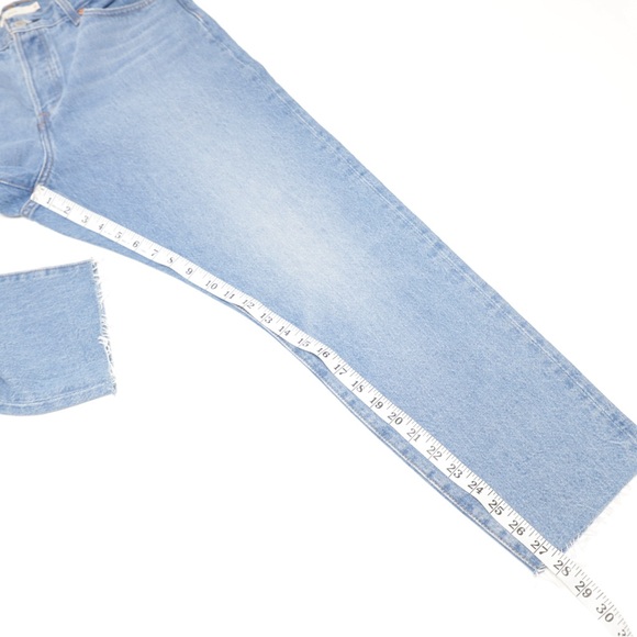 Levi's Women's Wedgie Jeans NWT Size 32 High Rise Tapered Leg Blue - Picture 10 of 10